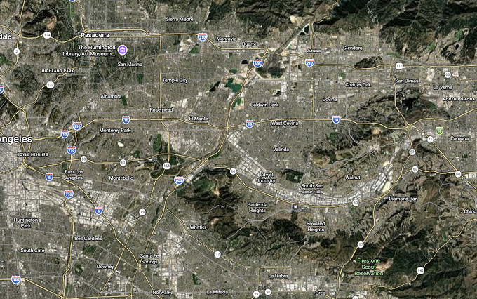 Satellite Image of LA County