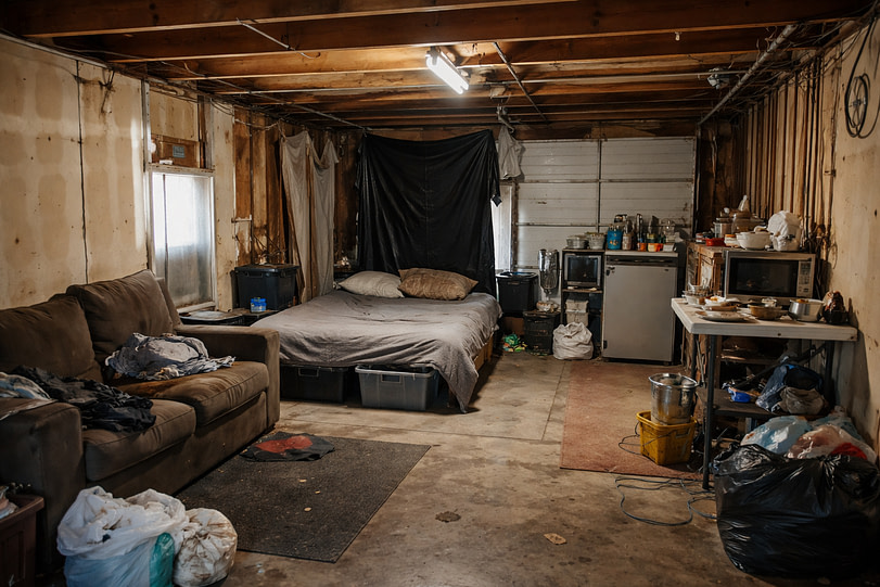 Illegal Garage Living